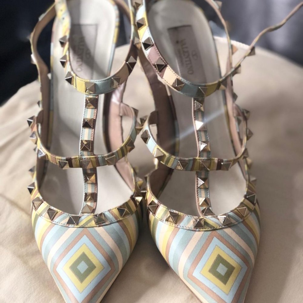 VALENTINO HARLEQUIN PRINT ROCKSTUD - Picture 3 of 8